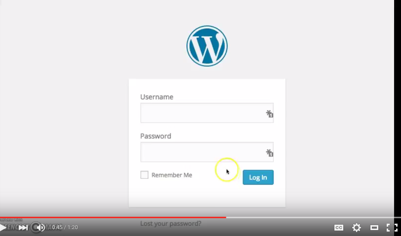How To Log Into Your Website